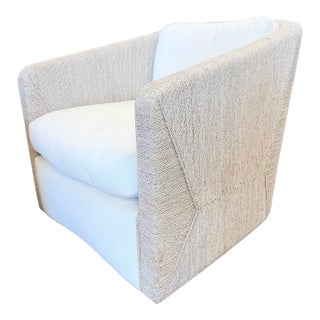 Palecek Carmine Swivel Lounge Chair For Sale