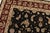 Textile Tabriz Rug 8’6” X 11’9” Black Wool/Silk Traditional Hand-Knotted Oriental Carpet For Sale - Image 7 of 15