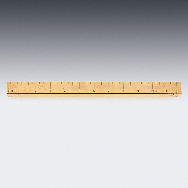 Vintage 20th Century Novelty Foot Rule Lighter from Dunhill, England, 1960s For Sale - Image 4 of 12