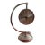 1930s Art Deco Helbros Chrome Orb Gooseneck Desk Clock/Needs Work For Sale