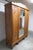 Tan Art Deco Carved Oak Wardrobe, 1934 For Sale - Image 8 of 18