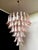 Italian Pink and White Petal Chandeliers, Murano, Set of 2 For Sale - Image 15 of 18