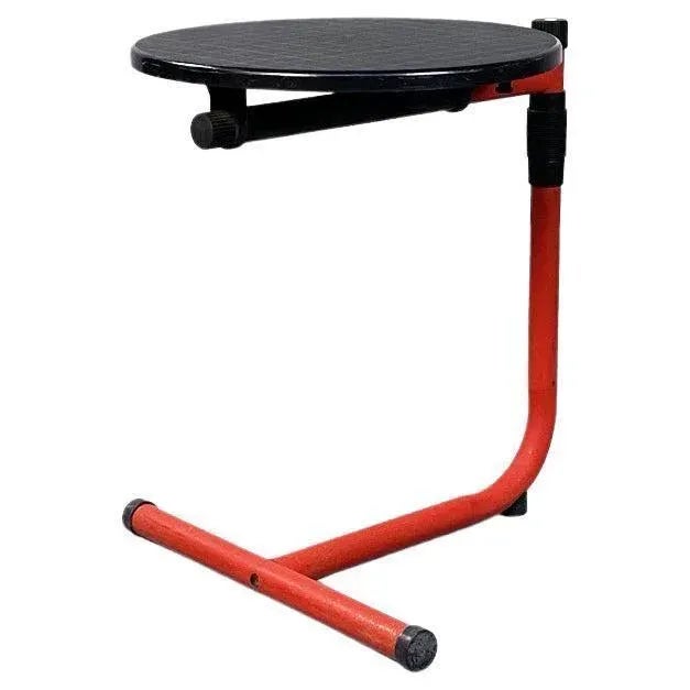 Mid-Century Italian Red Metal & Black Plastic Coffee Table from Magis, 1980s For Sale - Image 18 of 18