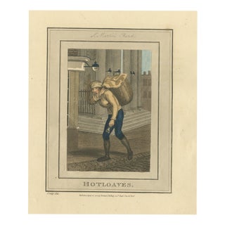 Hot Loaves, St. Martins Church, Cries of London, 1804 For Sale