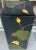1980s Asian Floral Lacquer Pedestal From 80's For Sale - Image 5 of 5