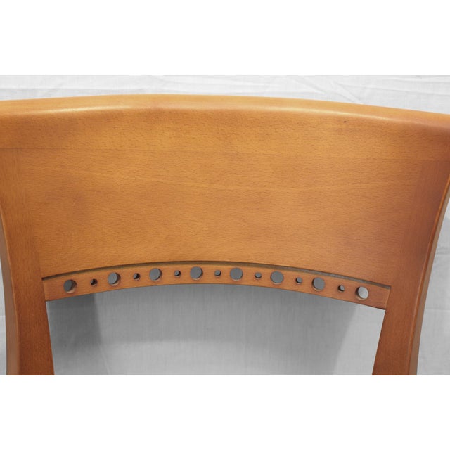 Traditional Vintage Traditional Maple Swivel Bar Chair For Sale - Image 3 of 6