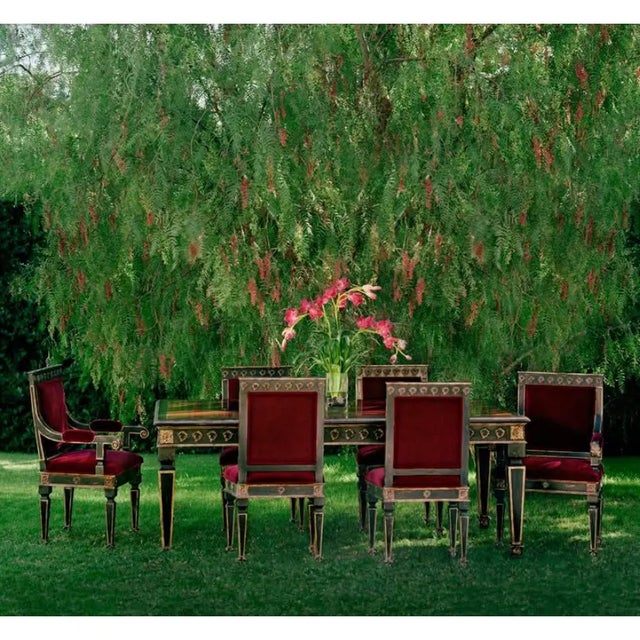 Judson Rothschild Neoclassical Style Dining Table With Two Leaves For Sale - Image 11 of 11