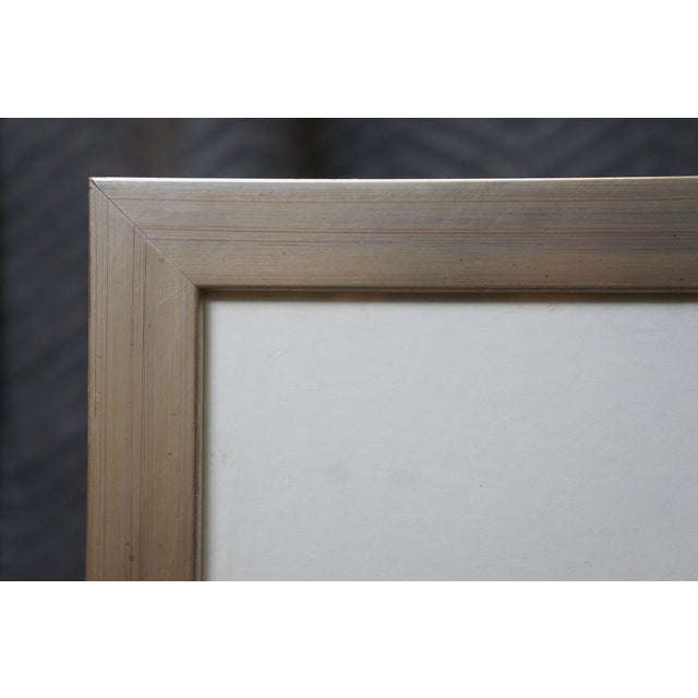 Late 20th Century Starlie Sokol Hohne 1/1 Abstract Geometric Expressionist Mixed Media Art, Framed For Sale - Image 10 of 12