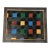 Mid 20th Century Charles Green Shaw (1892-1974) Oil on Board Features a Black Grid Filled With Squares of Primary Colors. For Sale
