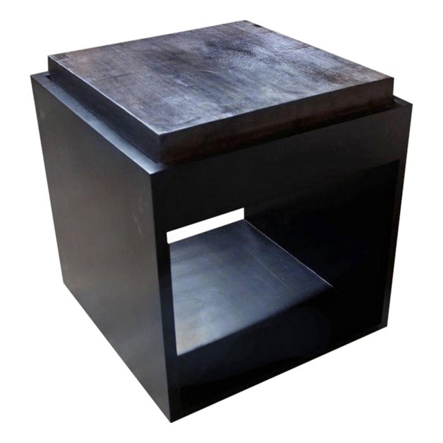 Andrianna Shamaris Petrified Wood Slab with Modern Base For Sale