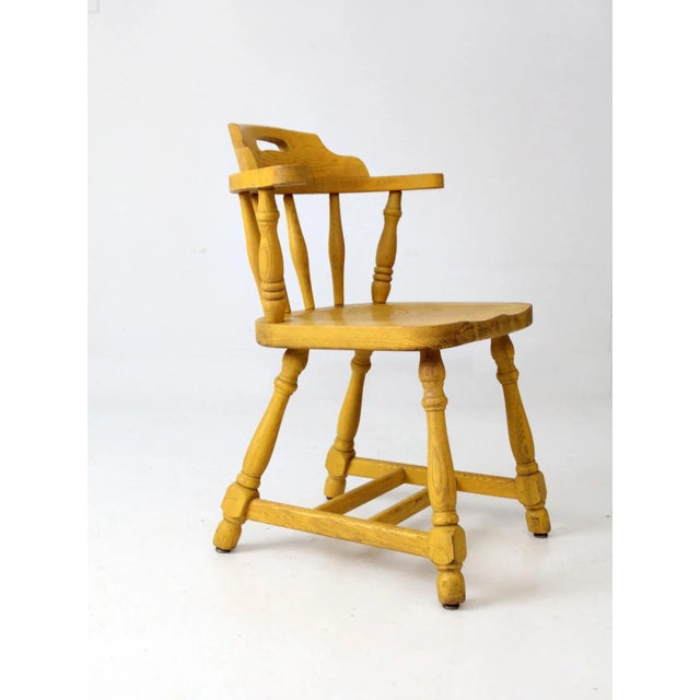Mid-Century Buckstaff Captains Chair For Sale - Image 9 of 12