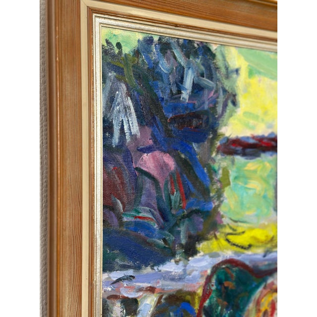 Bertil Eriksen, Café Scene, 1960s, Oil on Canvas, Framed For Sale - Image 5 of 18
