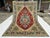 Red Heriz Hand-Knotted Wool Rug - 8'6" X 6'9" For Sale - Image 4 of 13