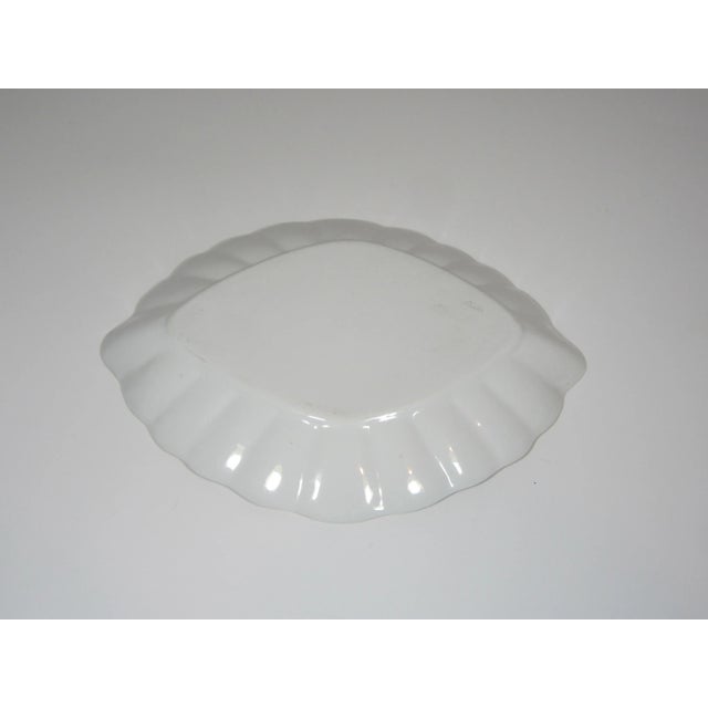 1990s 1990s Hand Painted Oval Dish For Sale - Image 5 of 6