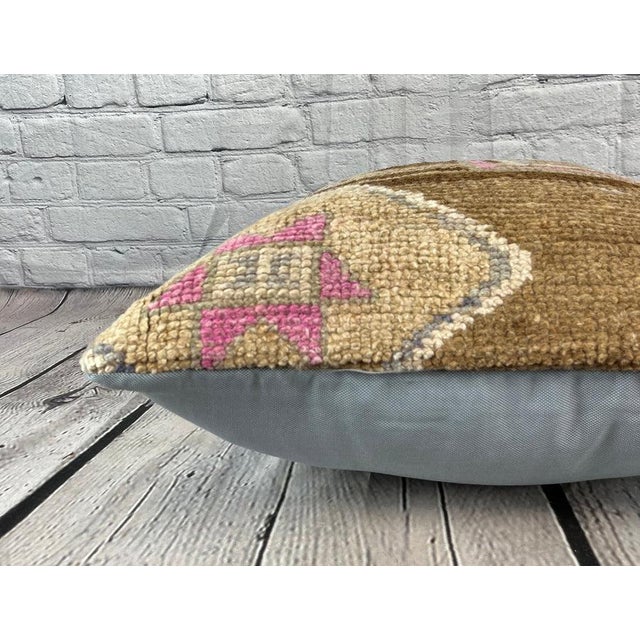 20 x 20 Rug Pillow Serenade Glade Turkish Pillow Cushion Cover For Sale - Image 4 of 4