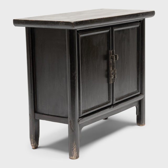 This 19th-century locking cabinet from Shanxi province is the perfect place to stow household odds and ends. Crafted with...