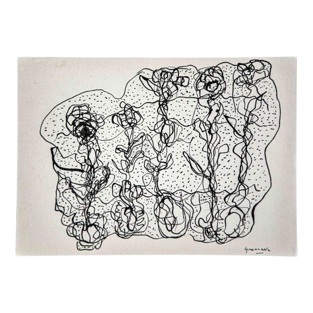 Maurizio Gracceva, Composition, Drawing, 2010 For Sale