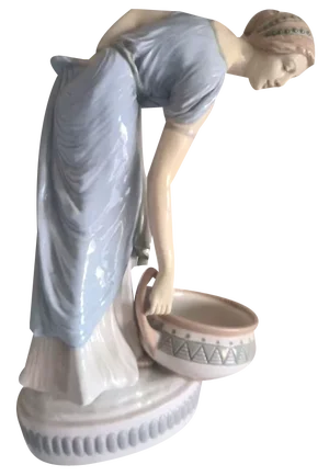 Figure of Woman with Peplus from Amphora, Austria, Early 1900s