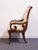 Early 21st Century Bernhardt Furniture Traditional Neoclassical Revival Mahogany Toned Upholstered Dining Arm Chair For Sale - Image 5 of 10