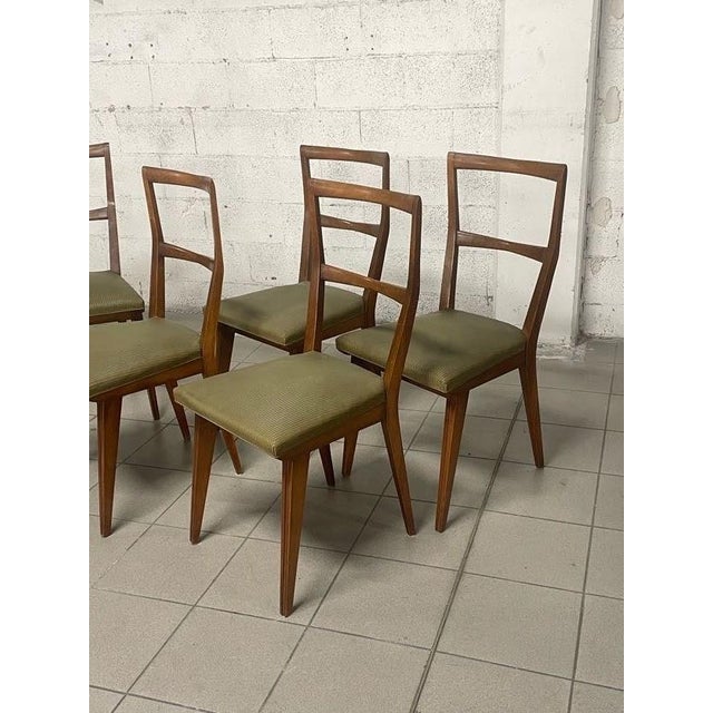 Dining Chairs in Walnut, 1960s, Set of 6 For Sale - Image 16 of 17