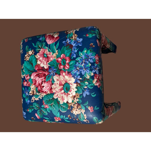 Mid-Century Modern Vintage Waterfall Footstool For Sale - Image 3 of 5