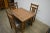 Crafters and Weavers Mission Oak Dining Set - 5 Pieces - Walnut For Sale In Chicago - Image 6 of 10
