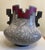 Purple Rick Foris Contemporary Raku Ceramics Art Studio Modern Sculptural Vase For Sale - Image 8 of 13