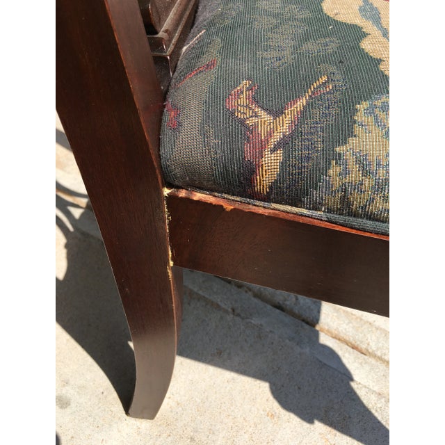 Set of 10 1940s Flamed Mahogany Chippendale Style Dining Chairs For Sale - Image 12 of 12