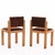 Pair of French Brutalist Oak Side Chairs With Adjustable Tilting Backs, C 1960 For Sale - Image 4 of 6