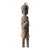 Early 20th Century Fon Vodun Bocio Male Hunter With Three Faces Carving Benin For Sale