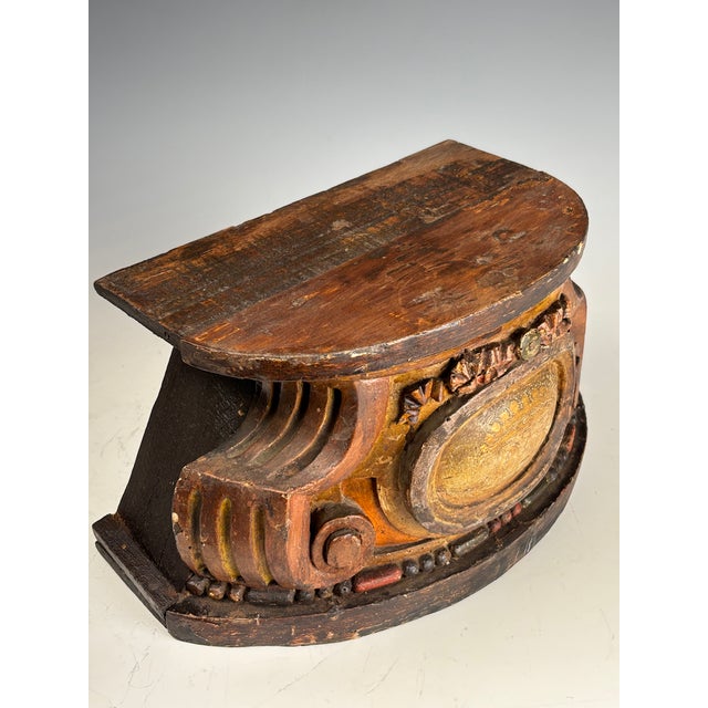 19th Century Southern European Polychrome Church Stand, 1800 For Sale - Image 13 of 14