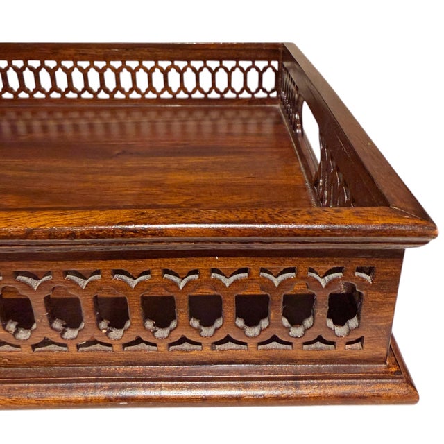Teakwood Tray For Sale - Image 10 of 13