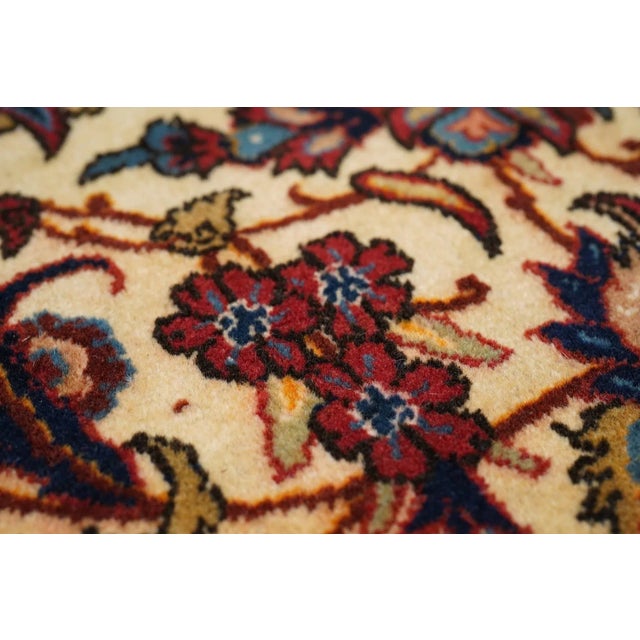 Fine Antique Persian Isfahan Rug 6'10'' X 11'0'' For Sale - Image 11 of 12
