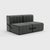 Two-Seater Modular Sofa in Sera Fabric from Ambivalenz, Set of 4 For Sale - Image 10 of 10