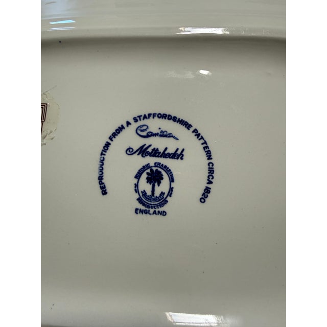 Art Deco 1930s Mottahedeh Historic Charleston Camilla Platter 13" For Sale - Image 3 of 6