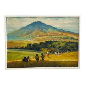 Landscape Painting by Lammeree, Mid-20th Century