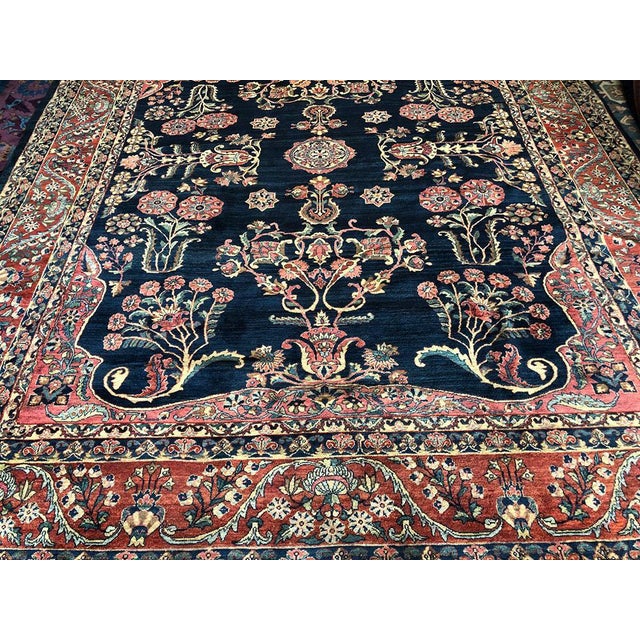 Contemporary Antique Persian Ferahan Sarouk Rug For Sale - Image 3 of 8