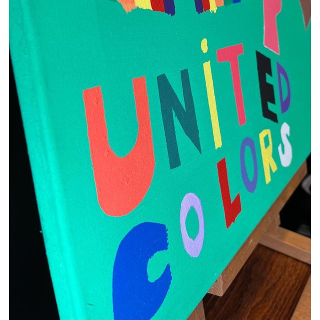 Alexandre Schaller, Colors of Love, Acrylic on Canvas, 1990s For Sale - Image 7 of 9