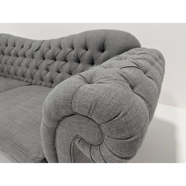 Large Vintage Chesterfield Sofa For Sale - Image 12 of 15