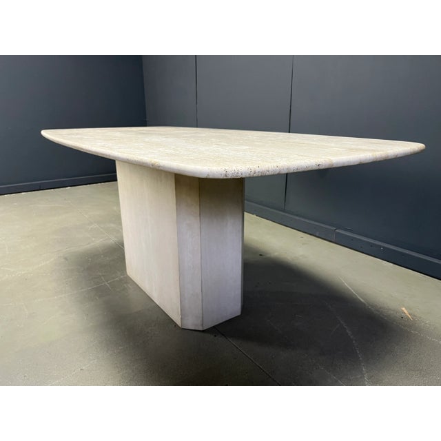 Vintage Travertine Dining Table, 1970s For Sale - Image 14 of 14