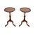 A smart and extremely well made pair of antique walnut wine tables. They were made in England, they date from around the...