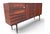 Mid-Century Modern 1950s Large H.W. Klein by Bramin Sideboard / Credenza W Tambour Doors, Attributed For Sale - Image 3 of 8