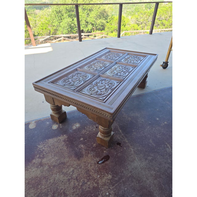 Drexel Rustic Ranch Style Coffee Table by Drexel Heritage For Sale - Image 4 of 9