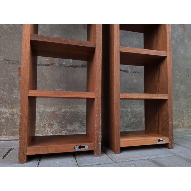 Danish CD Storage Rack in Teak, 1980s For Sale - Image 9 of 12