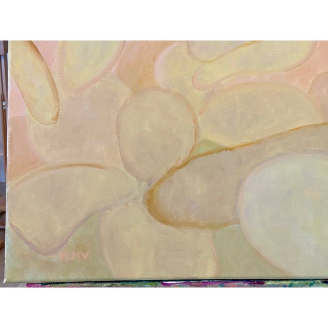 2020s “Prickly Pear” Oil on Canvas by Nancy M. Vignola For Sale - Image 5 of 7
