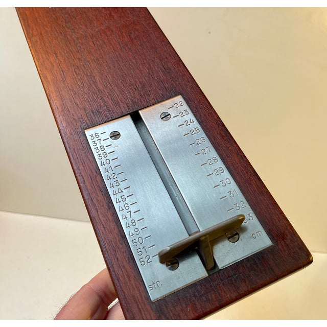 Wood Vintage Scandinavian Shoe Measuring Device, 1970s For Sale - Image 7 of 12