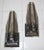 Italian smoke glass and chrome wall sconces in the manner of Fontana Arte. Each sconce uses 1 candelabra base bulb, newly...