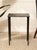 Chinoiserie Vintage Chinoiserie Black Lacquer Side Table With Hand-Painted Asian Scene For Sale - Image 3 of 10
