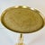 1970s Vintage Art Deco Hollywood Regency Boho Chic Brass Drinks Table. For Sale - Image 9 of 12
