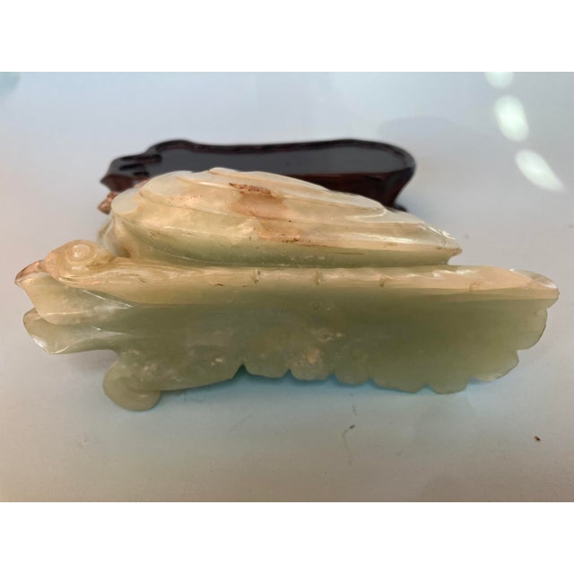 Late 19th Century Multi Colored Jade Sculpture of a Dragon, With Stand. For Sale - Image 13 of 17